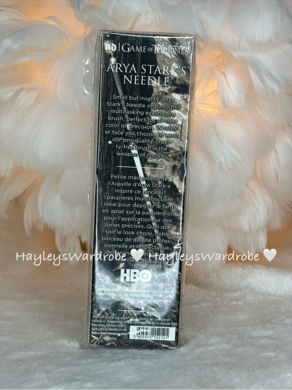 Urban Decay Game of Thrones Arya Stark's Needle Detail Eye Brush - Black & Gold
